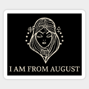 Born in August – Virgo Zodiac Design Magnet